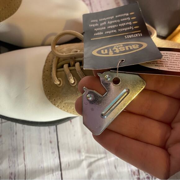 Austin White and Tan Golf Shoes NWT - Picture 8 of 8